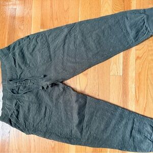J. Crew Men's Olive Drawstring Jogger Pants